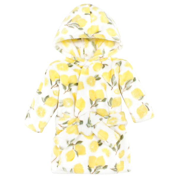 Hudson Baby Plush Bathrobe, Lemons