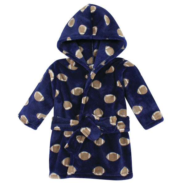 Hudson Baby Plush Bathrobe, Football