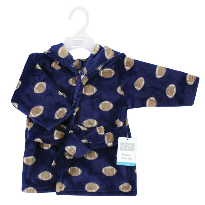 Hudson Baby Plush Bathrobe, Football