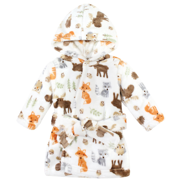 Hudson Baby Plush Bathrobe, Woodland