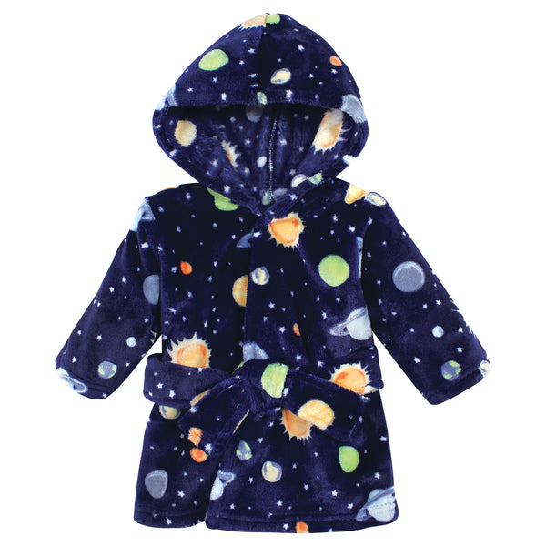 Hudson Baby Plush Bathrobe, Solar System