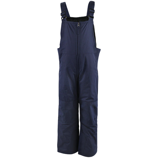 Hudson Baby Gender Neutral Snow Bib Overalls, Solid Navy