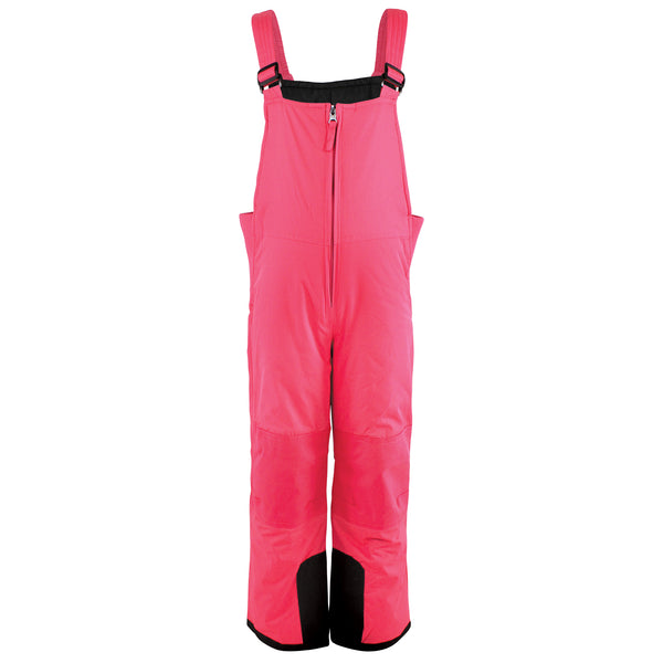 Hudson Baby Gender Neutral Snow Bib Overalls, Solid Fuchsia