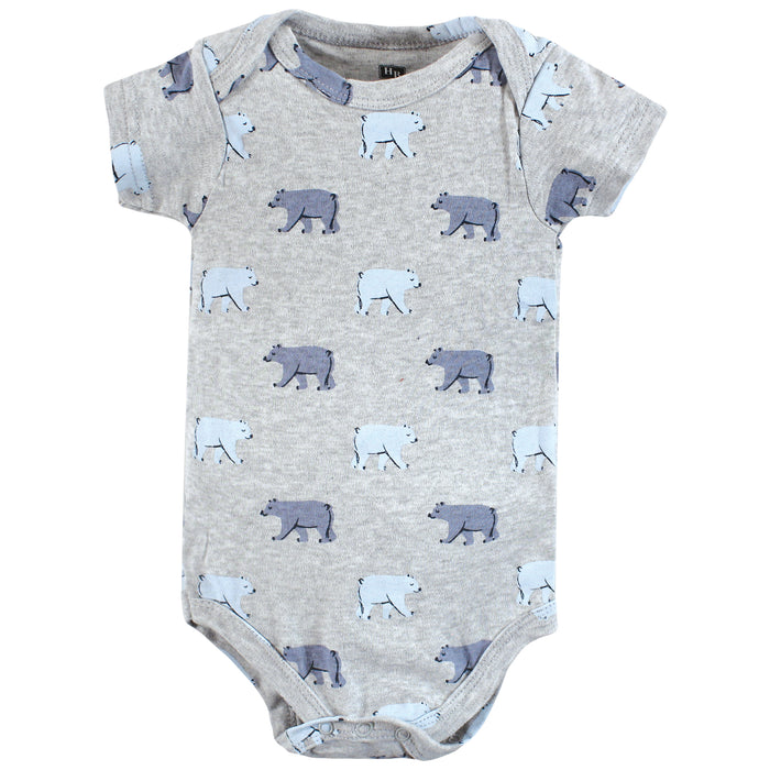 Hudson Baby Infant Boy Cotton Bodysuits, Daddy's Little Explorer