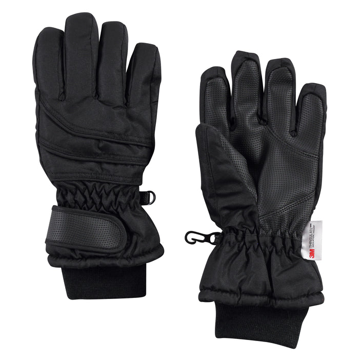 Hudson Baby Gender Neutral Snow Gloves, Black