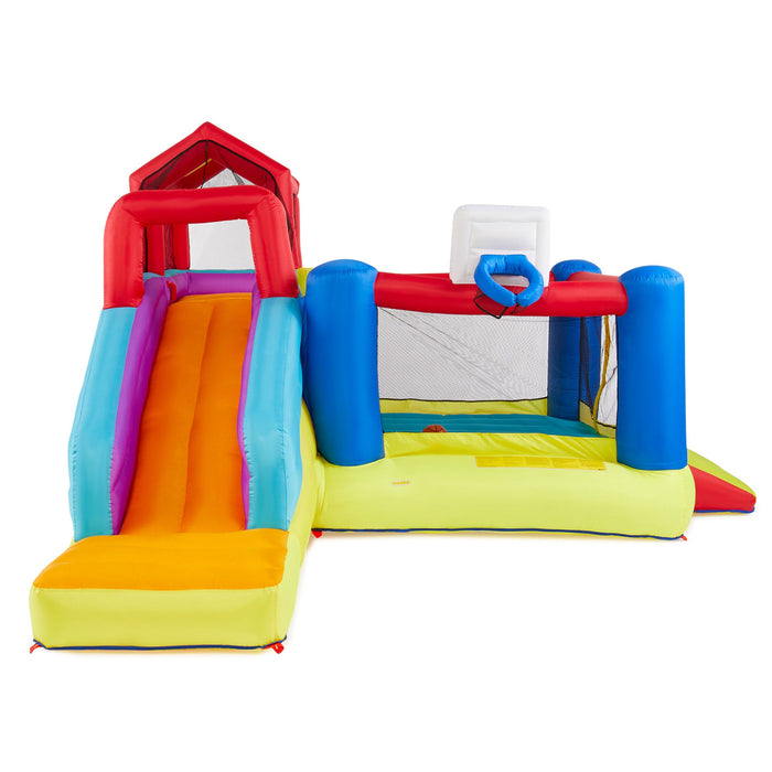 Banzai Outdoor Bounce House with Slide, Climbing Wall and 2 Sports Activities