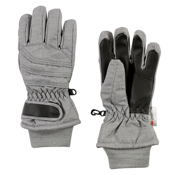 Hudson Baby Gender Neutral Snow Gloves, Heather Gray