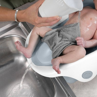 Summer Infant Clean Rinse Grow-With-Me Baby Bather - Gray
