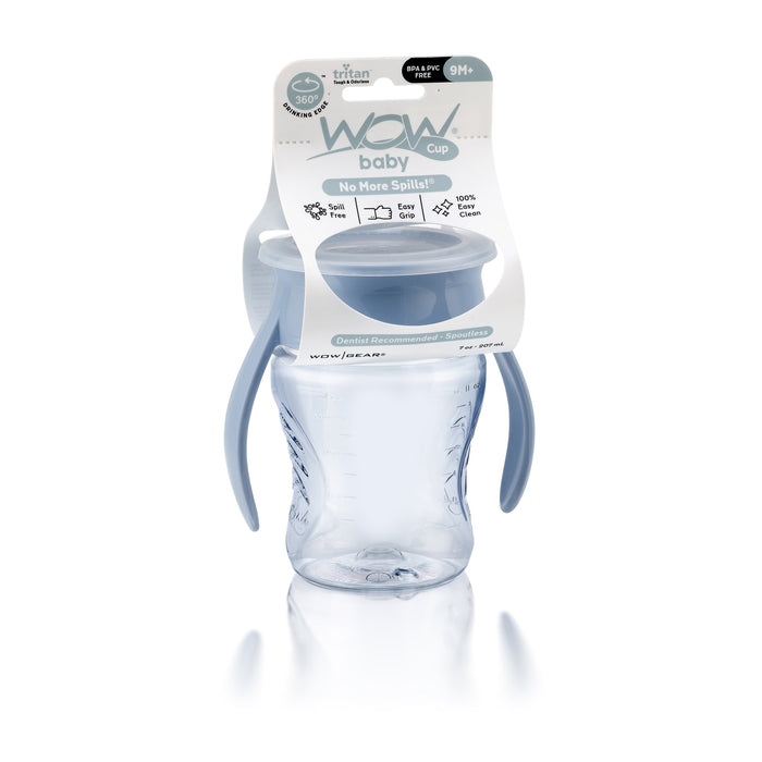 WOW CUP for Baby 360 Transition Cup – Graceful Blue, 7 oz. / 207 ml