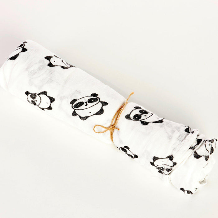 Sleepy Panda Swaddle Pack - Bamboo