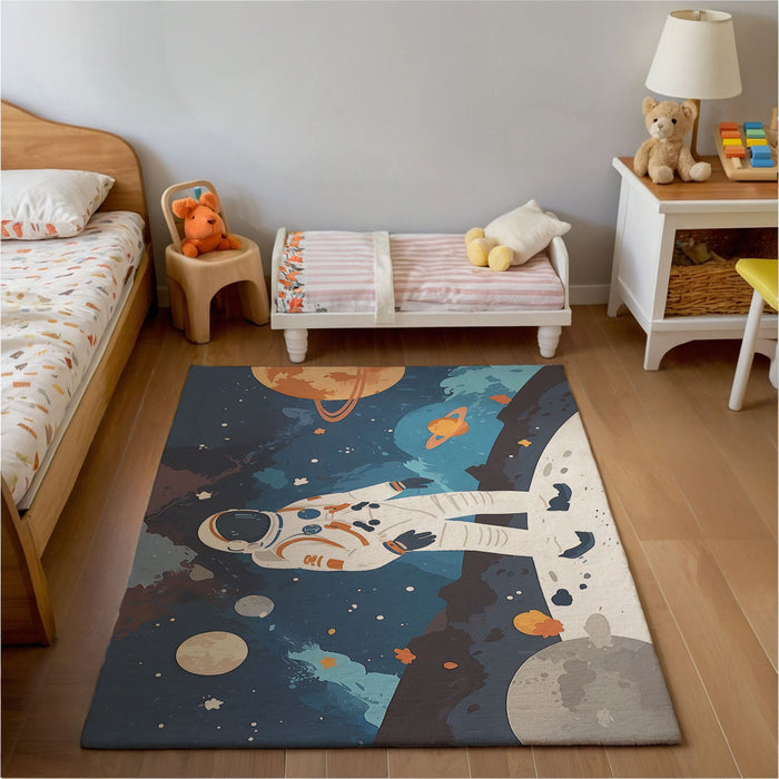 TeepeeJoy Kids and Nursery Space Rug - Cosmic Stroll