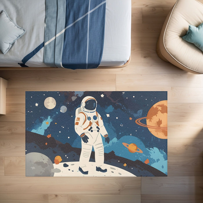 TeepeeJoy Kids and Nursery Space Rug - Cosmic Stroll