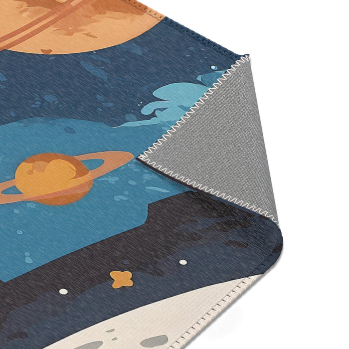 TeepeeJoy Kids and Nursery Space Rug - Cosmic Stroll