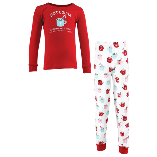 Hudson Baby Infant and Toddler Cotton Pajama Set, Hot Cocoa