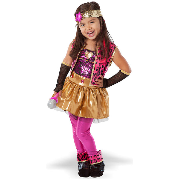 Teetot Pop Star Girl's Costume