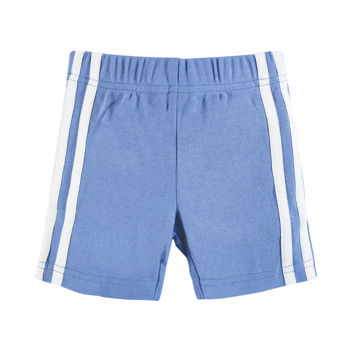 Hudson Baby Boy Shorts Bottoms 4-Pack, Blue