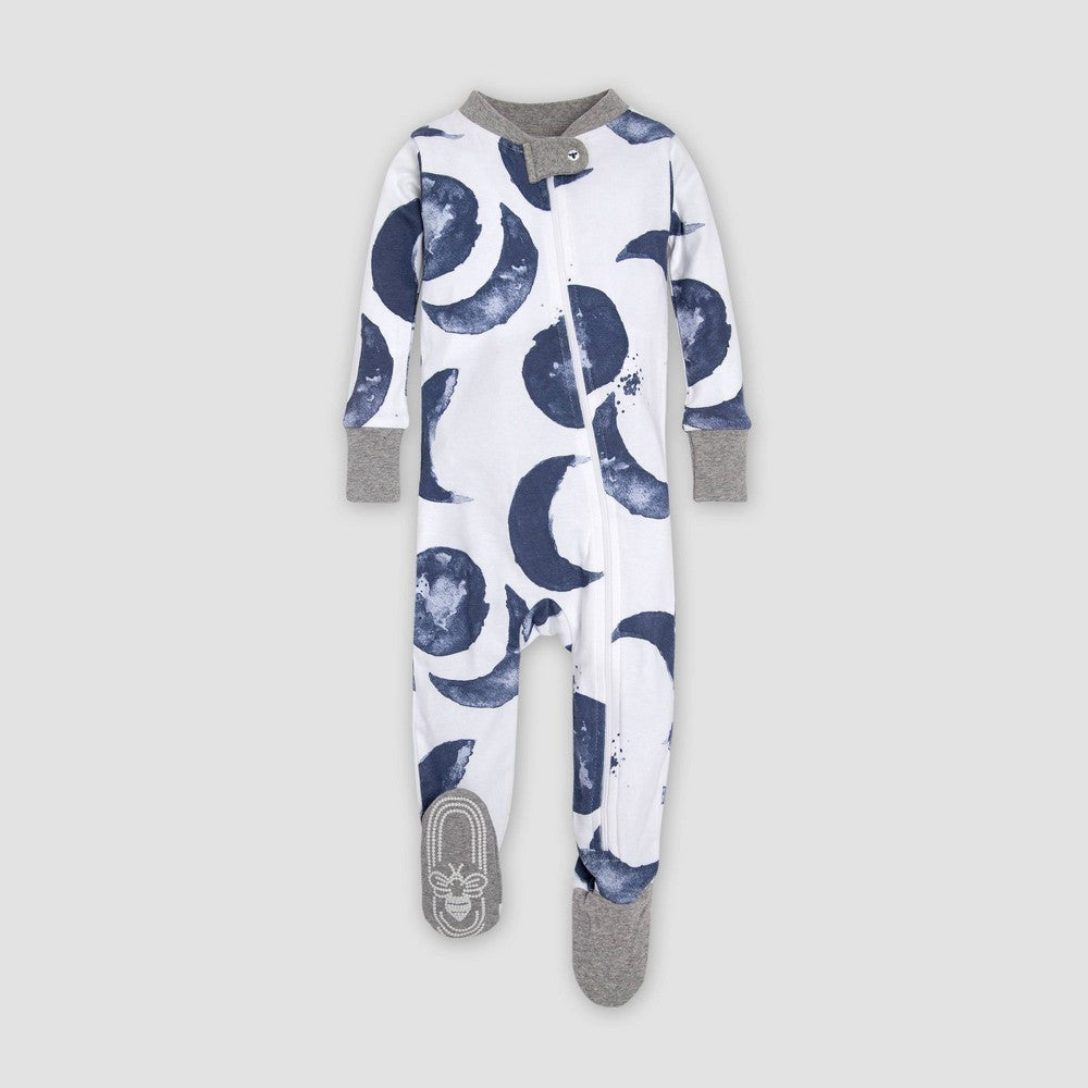 Burt s Bees Baby Boys Pajamas Indigo Hello Moon