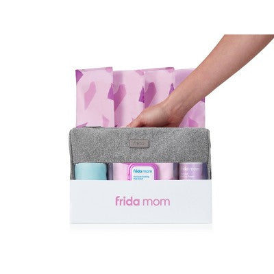 Frida Mom Labor, Delivery, and Postpartum Care Recovery Kit with Peri  Bottle and Disposable Underwear for Women, 7 Count Gift Set 