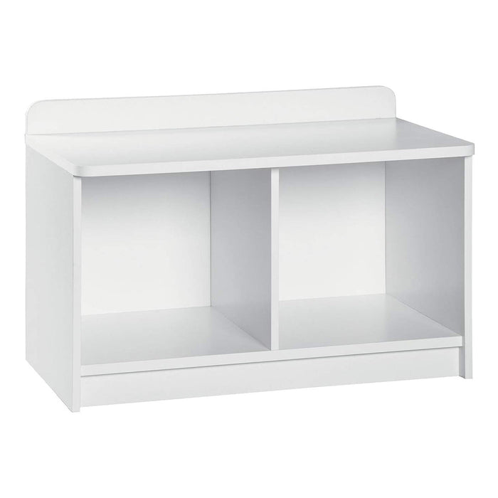 ClosetMaid Cubeical 149400 Heavy Duty Wood 2-Cube Storage Bench, White (2 Pack)