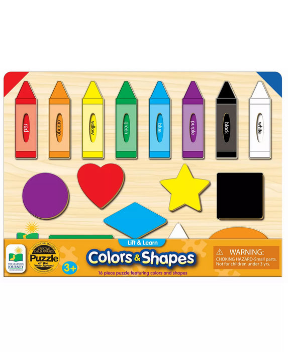 The Learning Journey Puzzles - Lift & Learn Puzzle Colors & Shapes