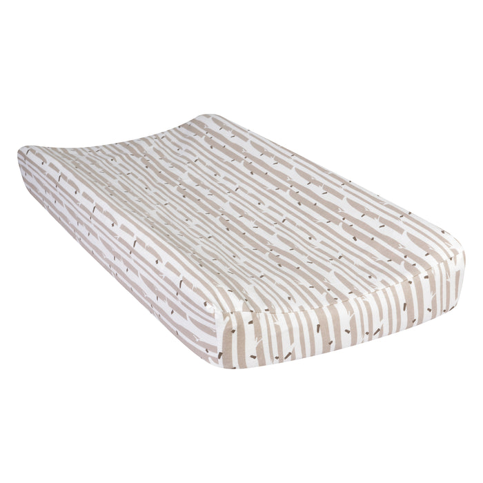 Trend Lab Birch Stripe Flannel Changing Pad Cover