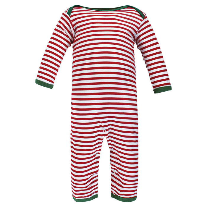 Hudson Baby Infant Boy Cotton Coveralls, Rudolph Reindeer