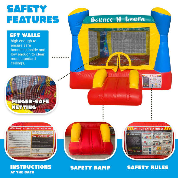 HullaBalloo Bounce N Learn Bounce House