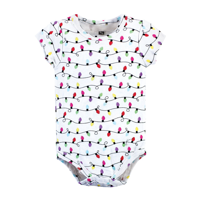 Hudson Baby Infant Girl Cotton Layette Set, Merry and Bright