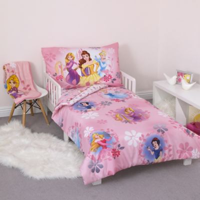 Disney  Pretty Princess 4pc Toddler Bed Set