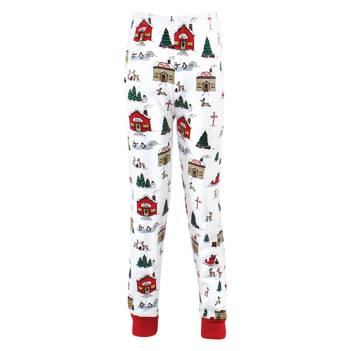 Hudson Baby Infant and Toddler Cotton Pajama Set, North Pole