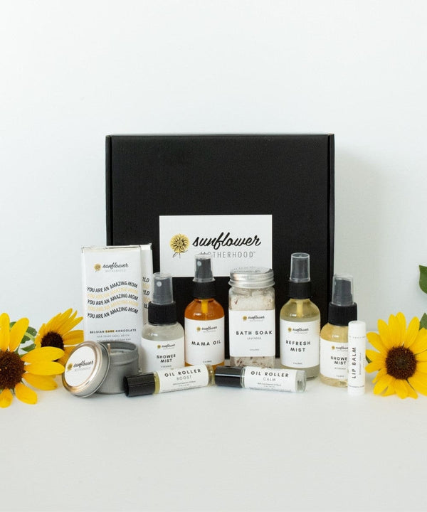 Sunflower Motherhood Deluxe Self Care Gift Box