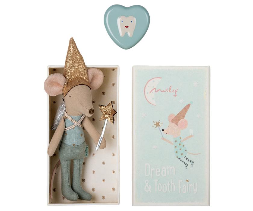 Maileg Tooth Fairy Mouse, Blue