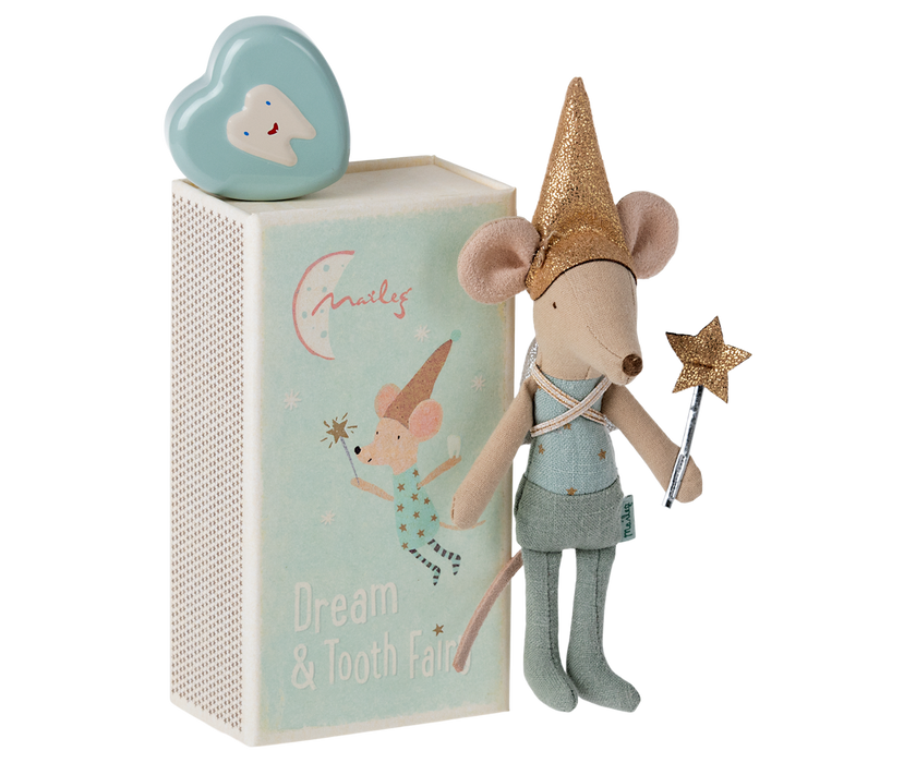 Maileg Tooth Fairy Mouse, Blue