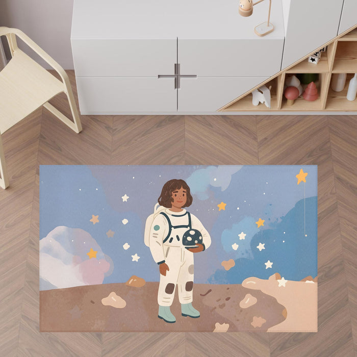 TeepeeJoy Kids and Nursery Space Area Rug - Moonwalker Magic