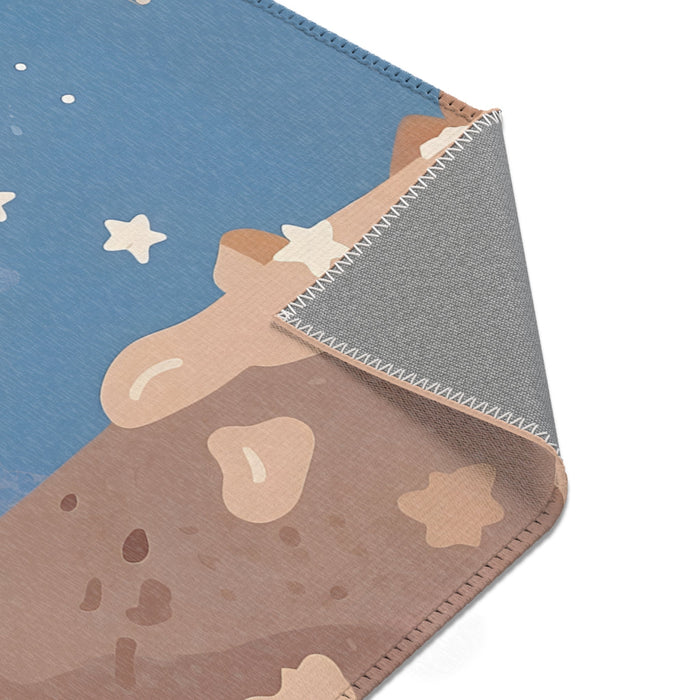 TeepeeJoy Kids and Nursery Space Area Rug - Moonwalker Magic