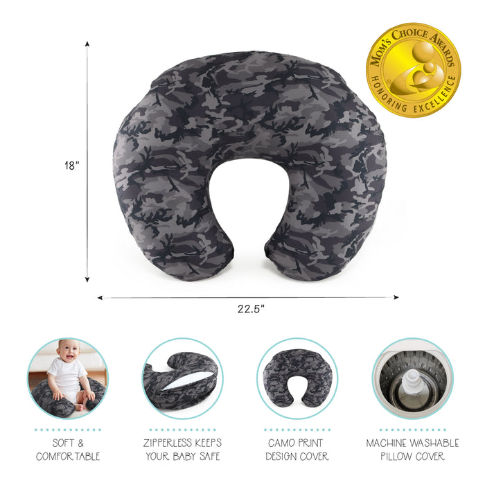 The Peanutshell Camo Nursing PIllow