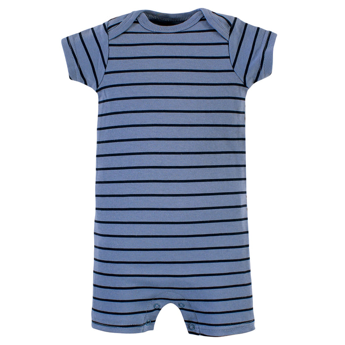 Hudson Baby Infant Boy Cotton Rompers, Sloth