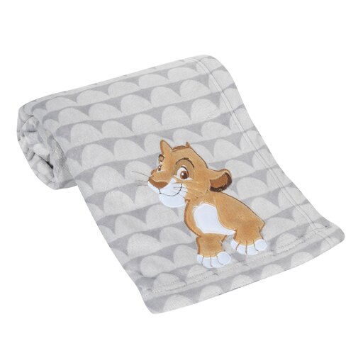 The Lion King Lux Applique Receiving Blanket