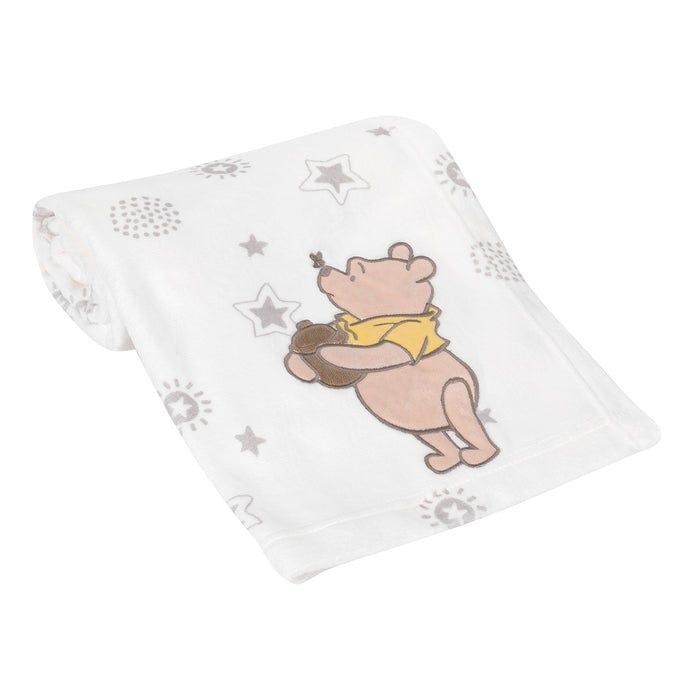 Disney Winnie the Pooh Lux Receiving Blanket