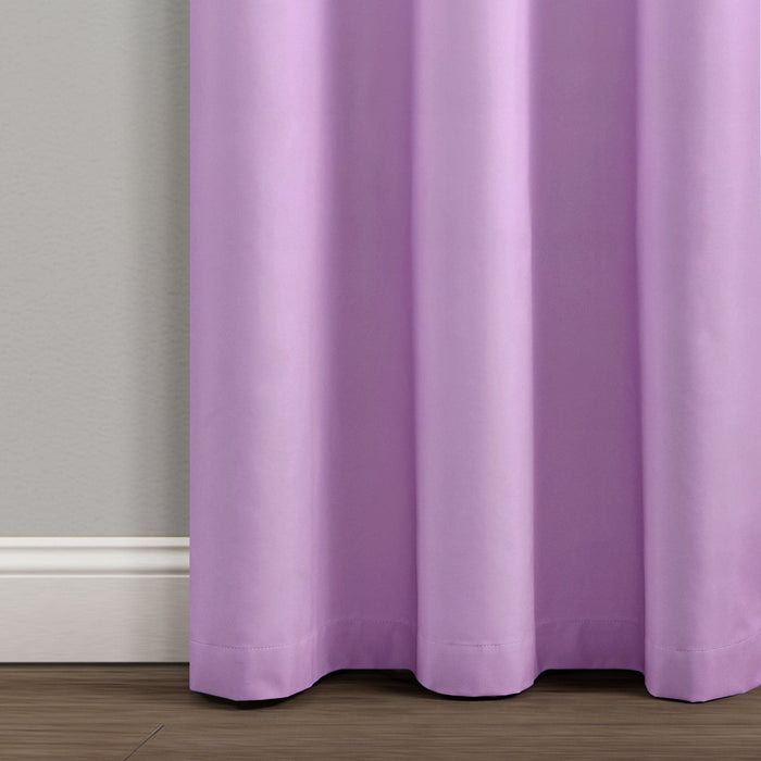 LushDecor Mia Ombre Insulated Grommet Blackout Curtain Panel Set