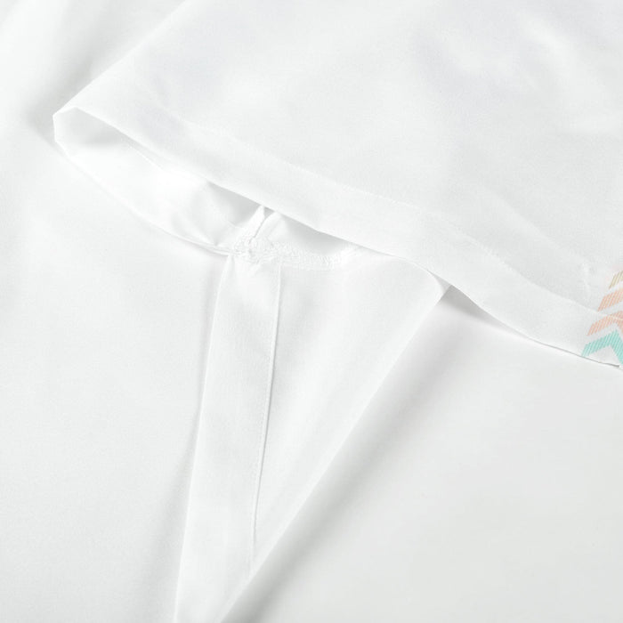 LushDecor Printed Textured Arrow Crib Skirt