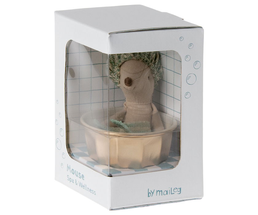 Maileg Wellness Mouse, Big Sister - Mint