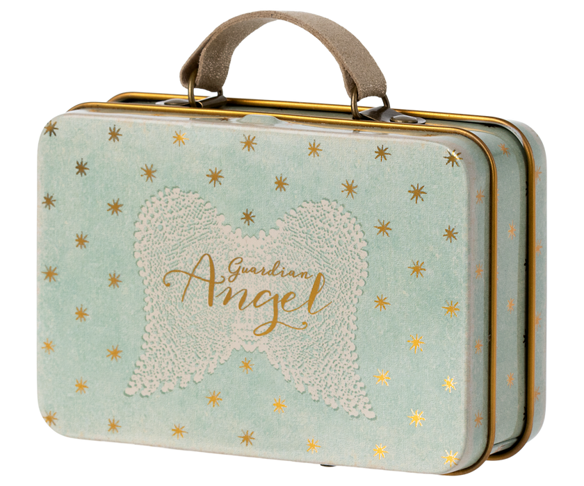 Maileg Angel Mouse in Suitcase, Little Sister