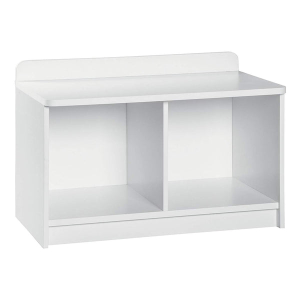 ClosetMaid Cubeical 149400 Heavy Duty Small Wood 2-Cube Storage Bench, White