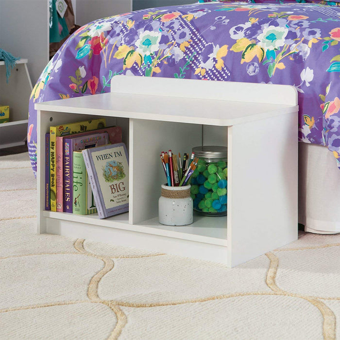 ClosetMaid Cubeical 149400 Heavy Duty Small Wood 2-Cube Storage Bench, White