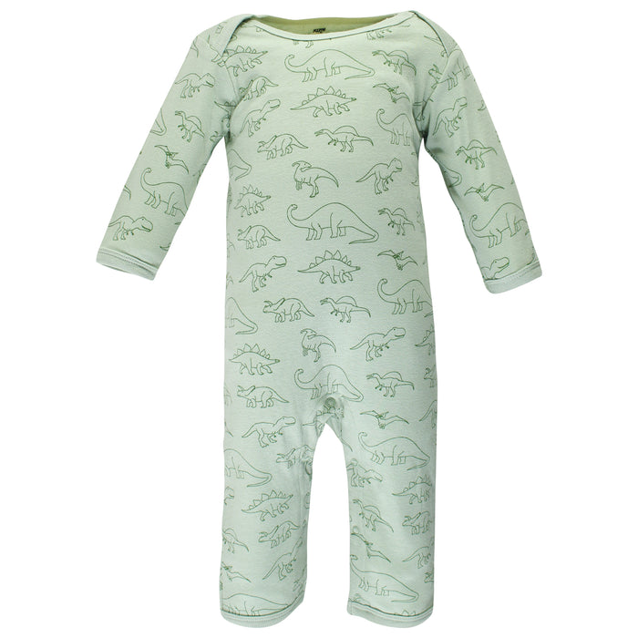 Hudson Baby Infant Boy Cotton Coveralls, Dinosaur Explorer