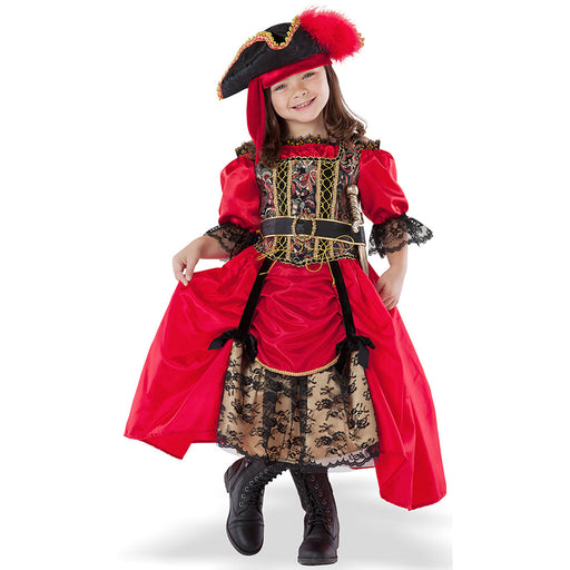 Teetot Red Pirate Princess (With Lace)
