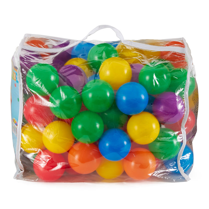 Intex Plastic Multi-Colored Balls for Bounce Houses (100 Large & 100 Small)