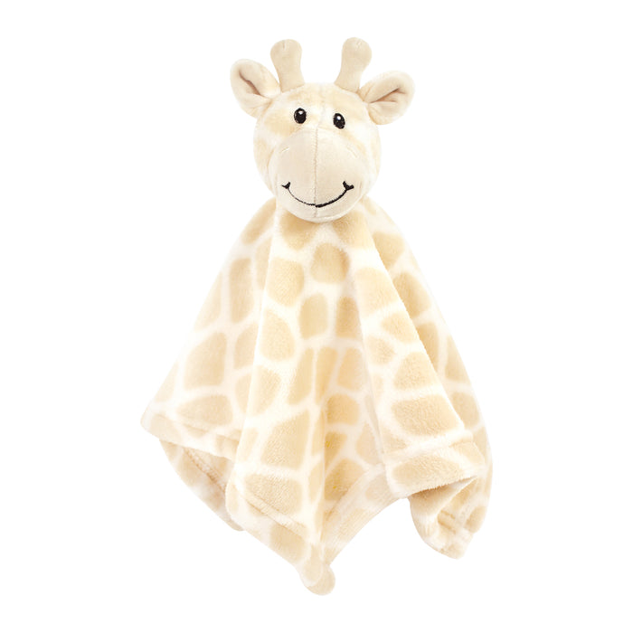Hudson Baby Infant Boy Flannel Plush Sleep and Play and Security Toy, Giraffe