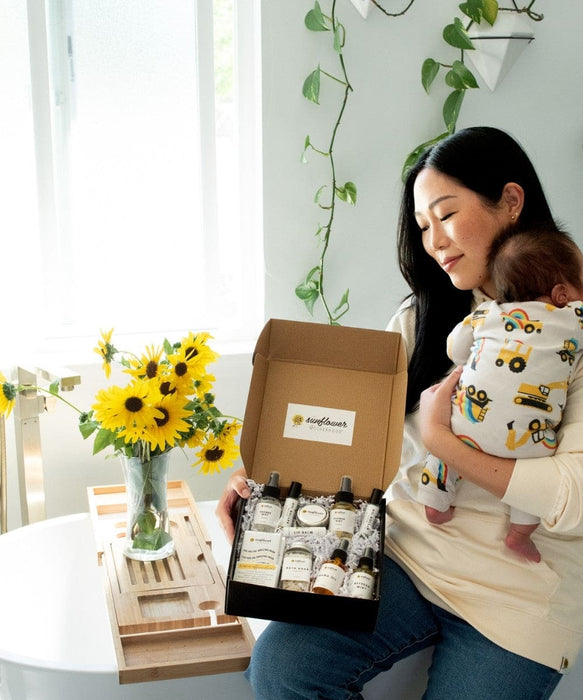 Sunflower Motherhood Deluxe Self Care Gift Box